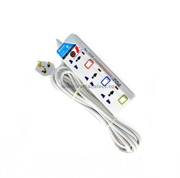 NARKEN POWER EXTENSION SOCKET 3WAY 3MTR. WIRE