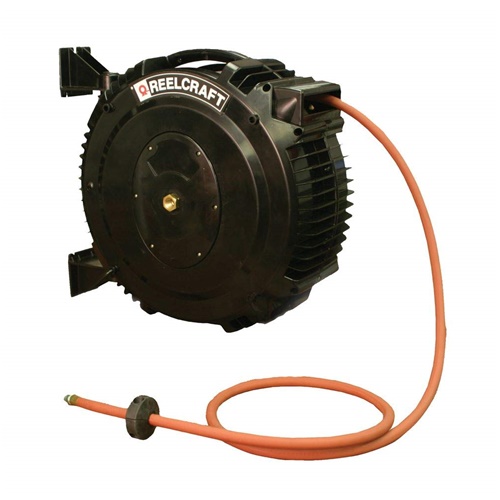 Reelcraft SGA3850 OLP Spring Retractable Composite Reel, 1/2 x 50', 232  Psi, Air/Water Hose Included - Rattanelect