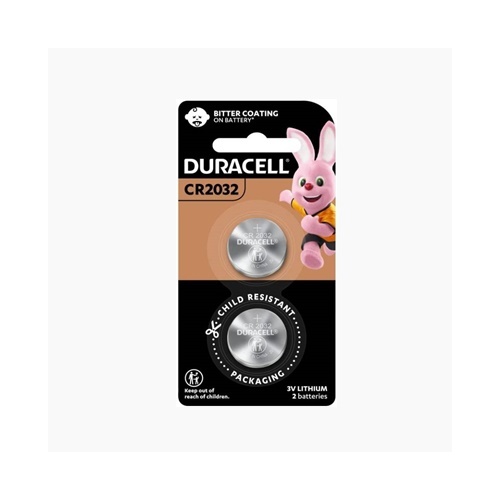 Duracell CR2032 3V Lithium Coin Battery, 10 Years Shelf Life, Tamper Proof Pack, Suitable For Use In Keyfobs / Small Remotes / Scales | 32060