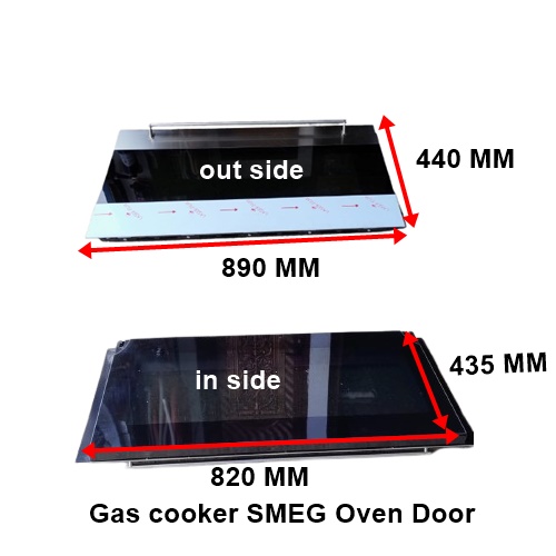 Gas Cooker Oven Door Smeg 90 X 60
