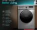 Terim front load washing machine with inverter motor and quick wash feature