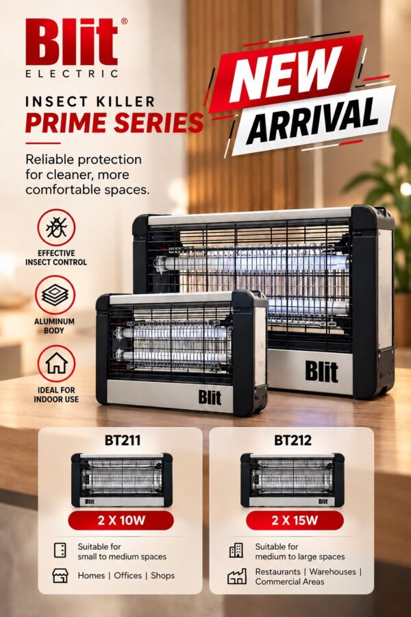 Blit Insect Killer Black 2×15 Model BT212